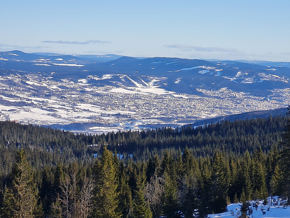 Lillehammer sett fra Kinna
