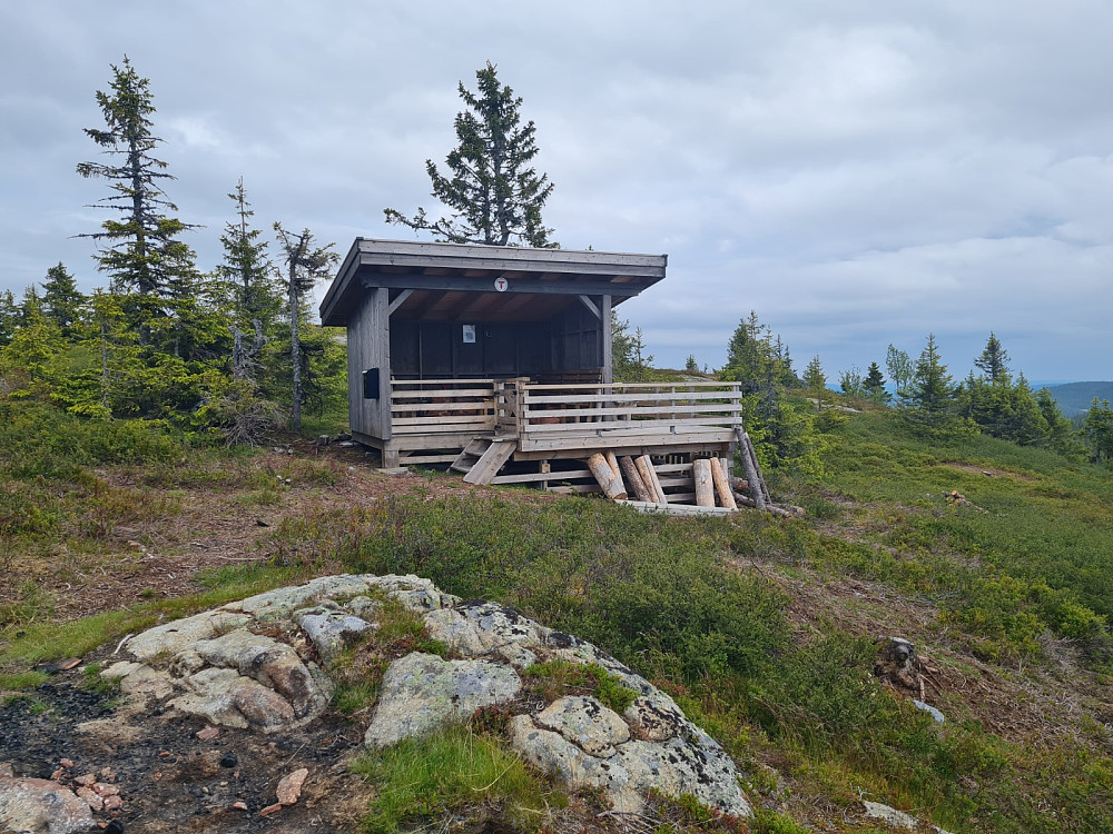 Gapahuken på Krokvassfjellet