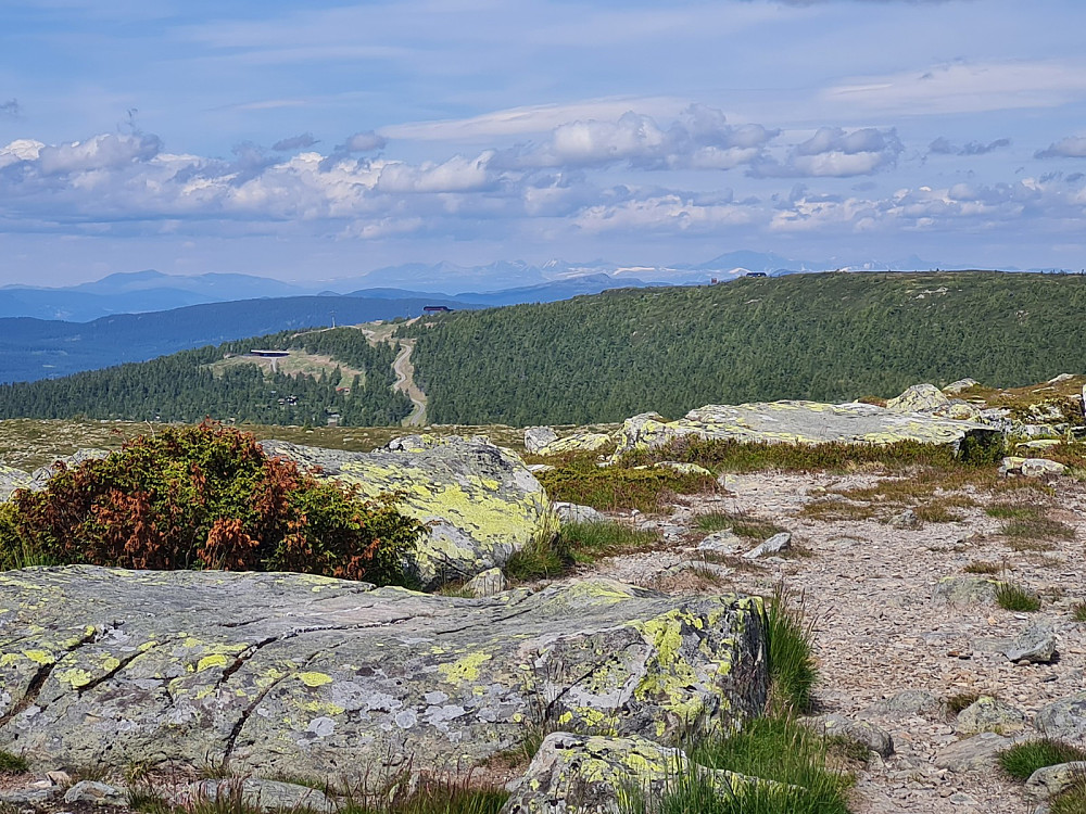 På Slåseterfjellet, mot Hafjell