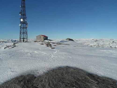 Masteanlegg på Stakkhomfjellet.