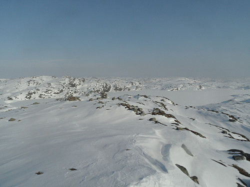 På Skotet med Kvernavatnet 746 moh i bakgrunnen.