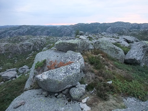 På Gaulerottan med utsikt nord-nordvest.