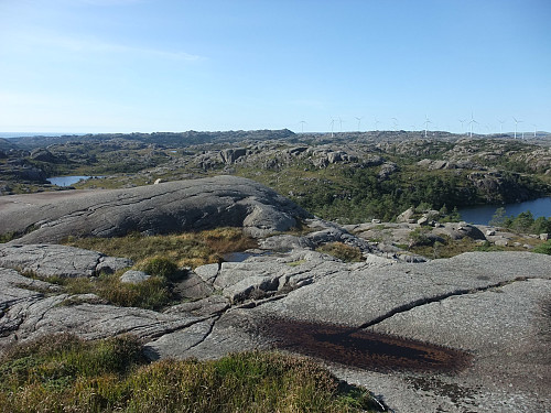 Nordvestover mot Bjørndalsniben 275 i bakgrunnen.