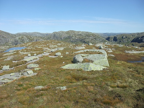 På Gongekroknuten med Litla Kaldavassheia bak.