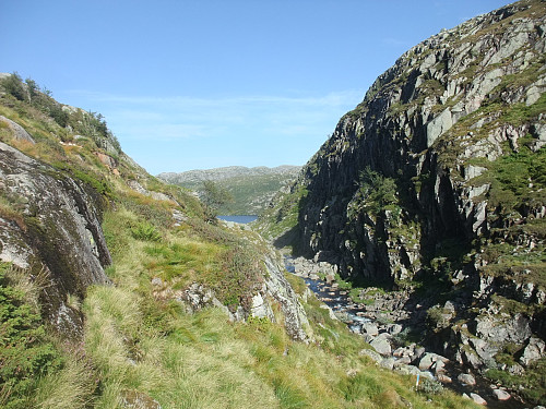 I Fjorungsdalen der litt av Jensavatnet ses i bakgrunnen.