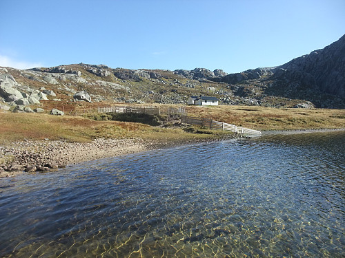 Austenden av Kleggjadalsvatnet.