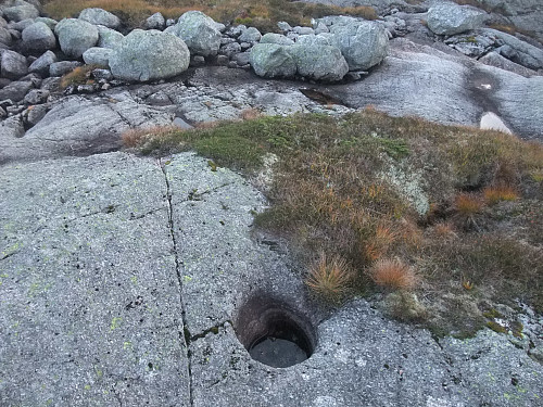 En drøy halvmeter i diameter.