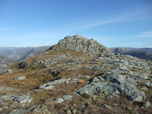 Toppområdet på Vikastakken.