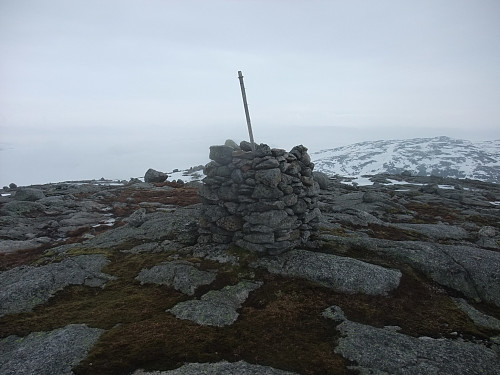 Varden på Iglandsklubbafjellet med Molteheia bak.