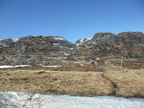 Barmark et stykke nordover fra Lortabu.