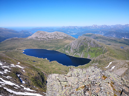 Litlebøvatnet frå Trollvasstinden