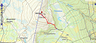 Tur 4: Veslfjell. 3,5 km - 164 hm - 46 min