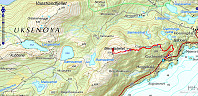 Turen på Meraftafjellet, 7,1 km - 536 hm - 2 t 23 min
