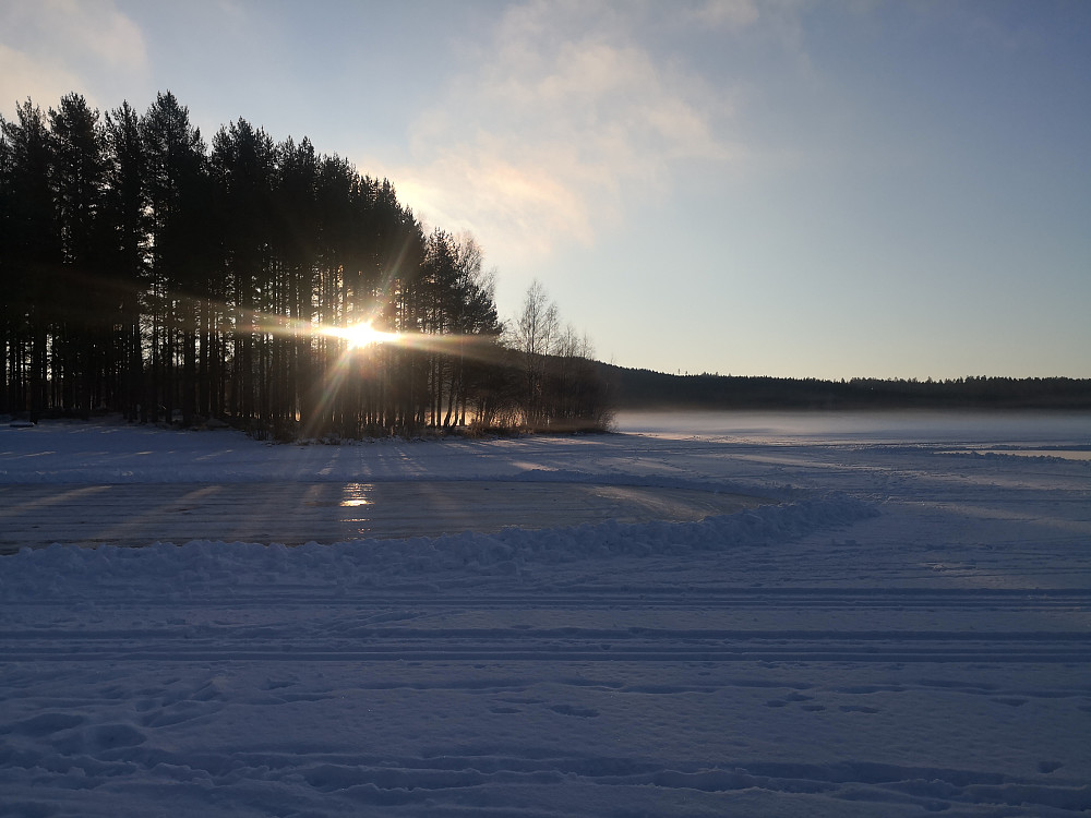 Skøytebane ved Haverbekkvika
