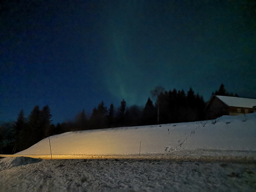 Nordlys i Vangsåsen