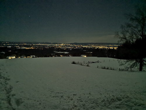 Utsikt mot Hamar
