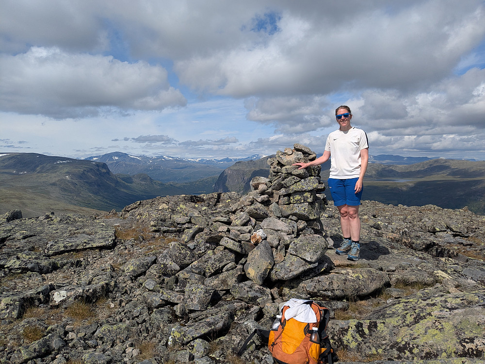På toppen