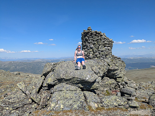På toppen