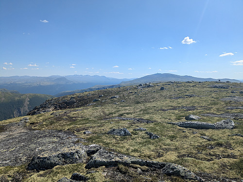 Mot Blåhøe frå Storhøe, Rondane bak