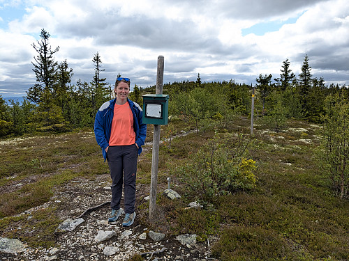 Kristine på fortoppen