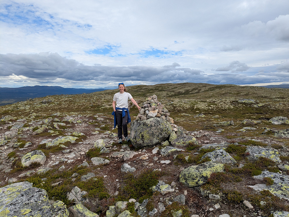 Kristine på sørtoppen