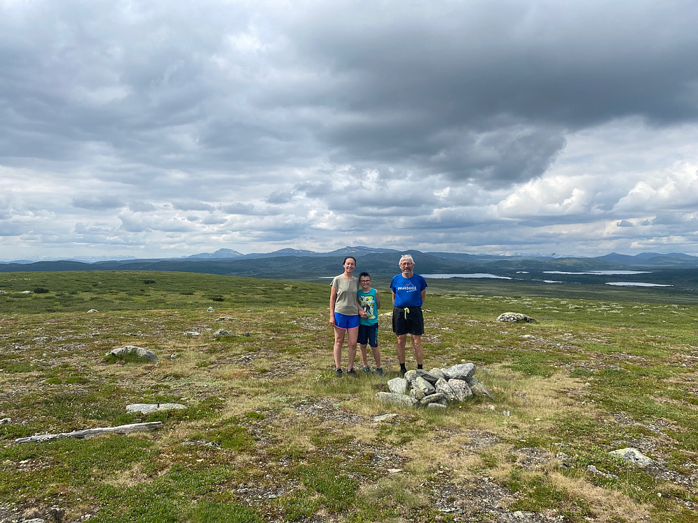På toppen