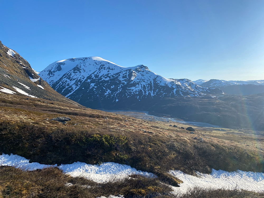 På tur ned igjen - Loftet og Vesleloftet.