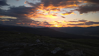 Fantastisk solnedgang.