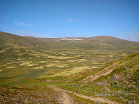 Gløtlægret med Høg-Gia bak.