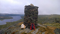 Været var ikke så verst i begynnelsen, her på Fundberget.