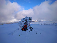 Toppen av Kinnfokfjellet.