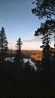Fra Høgåsen mot Langåsvannet