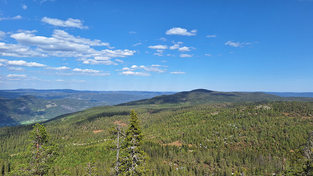 Skurveknatten sett fra Jevnlisfjellet.