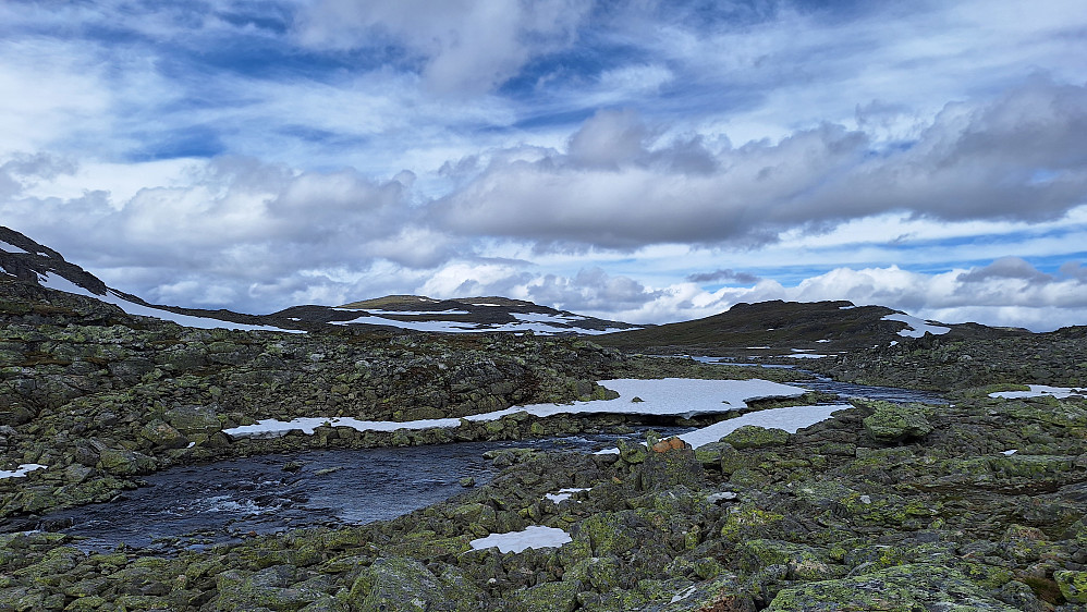Fossegrova mot Storeknippa. 