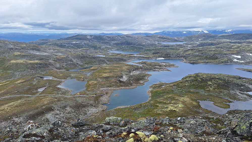 Veis ende ved Mannsbergvatnet. 