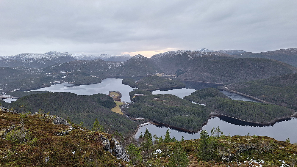 Utsikt fra Svanemsfjellet.