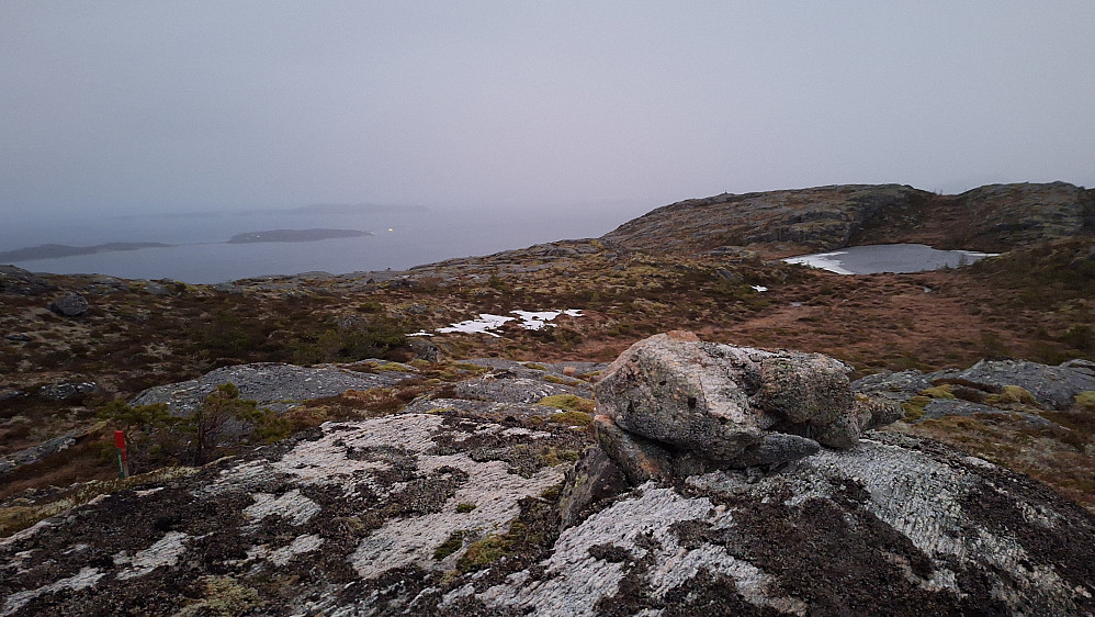 Fra Storlifjellet mot nordtoppen. 