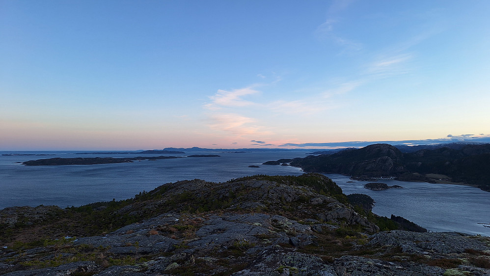 Utsikt nordover.