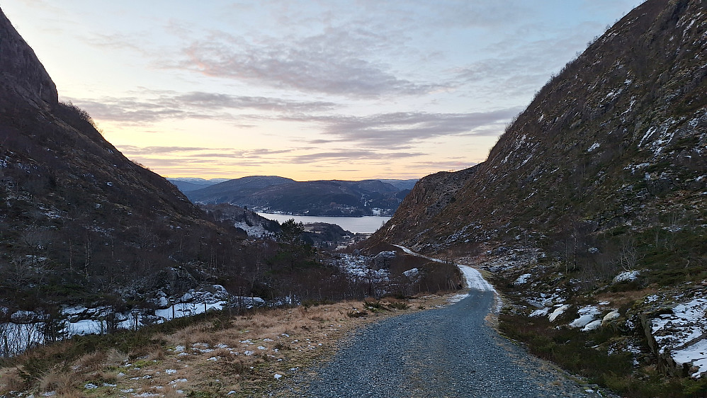 Opp fra Rivedal.