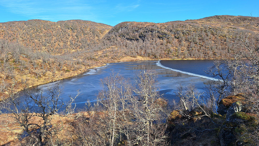 Iskant på Torvevatnet.