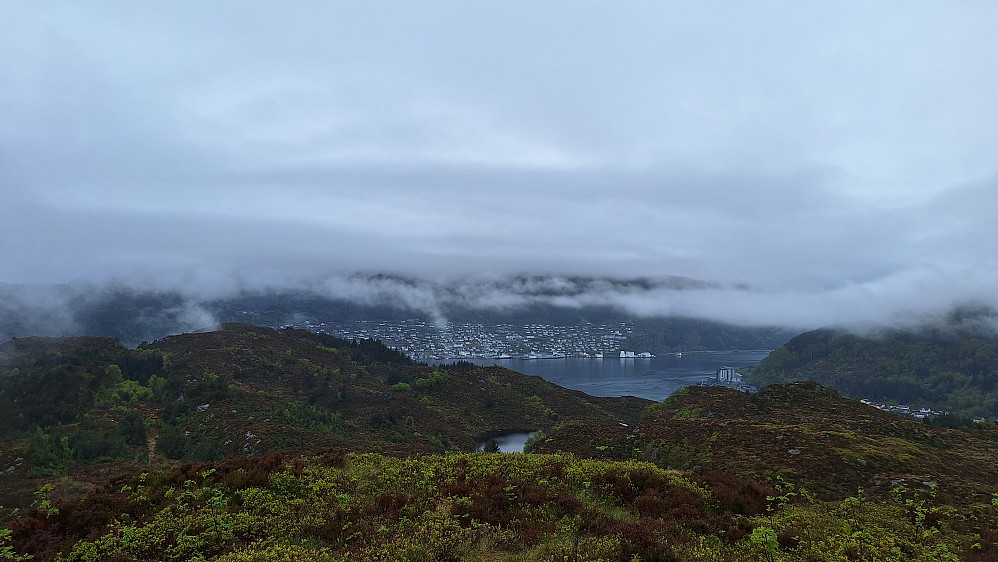 Fra Høgehaugen mot Måløy.