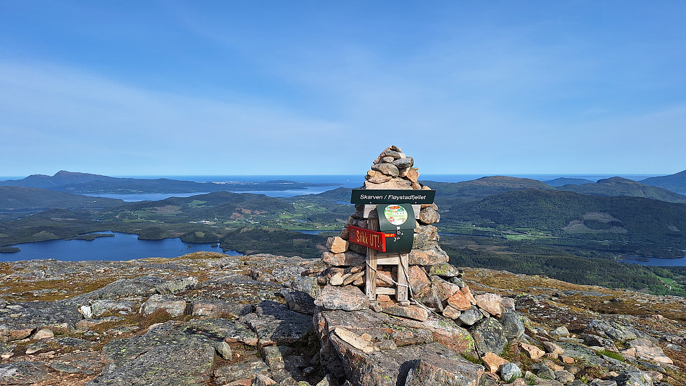 Fløystadfjellet varde.