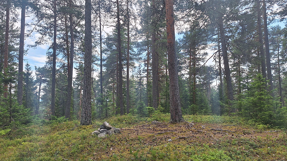 Restitusjon i 28 grader. Bare spor igjen etter den vellykkede leteaksjonen.