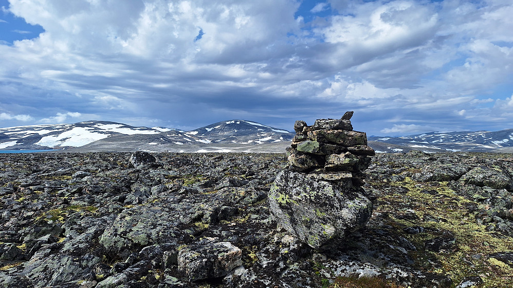 Skarvehøi med Digerkampen bak.