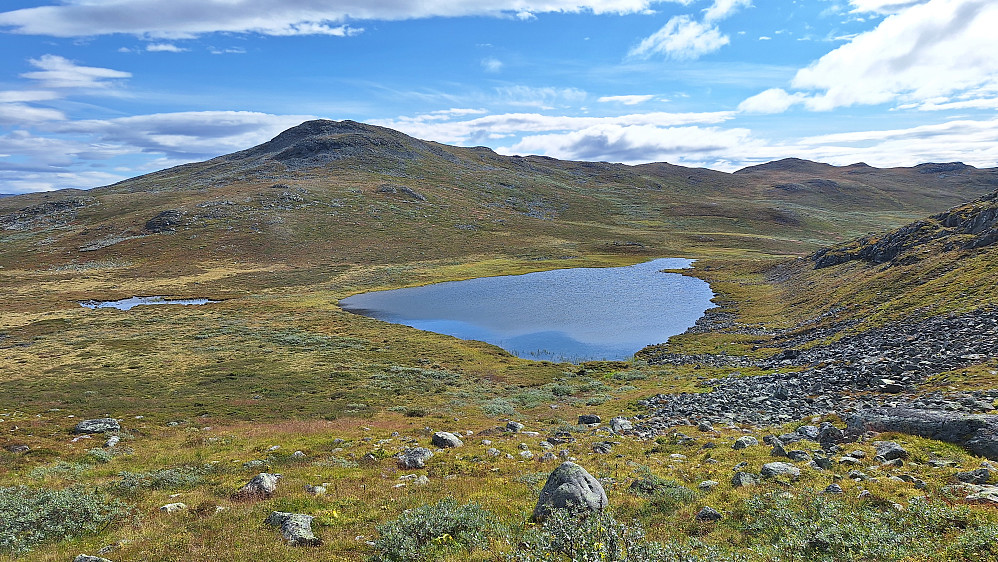 Mellom Grønleinberget og Høgesyningen.