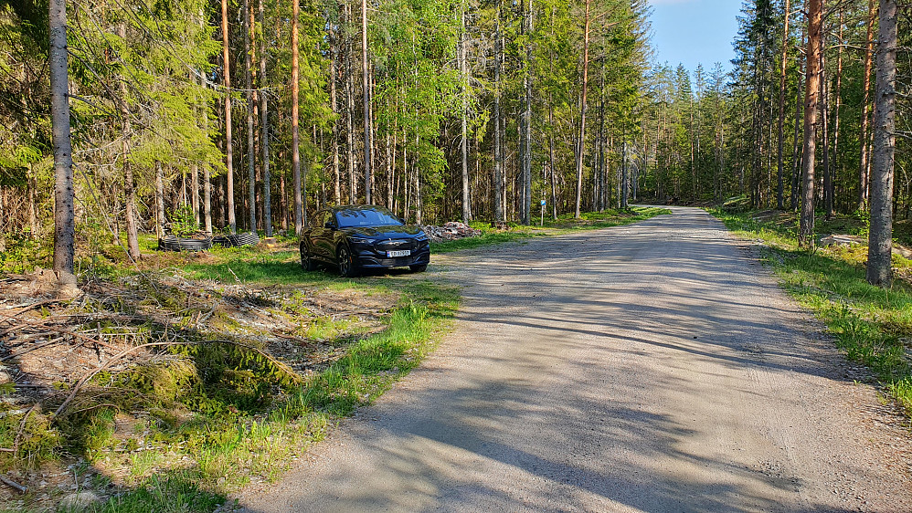 Østerholtknatten parkeringsplass.