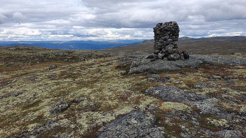 Toppvarden på Sedalsbrotet (1361). Utsikt østover.