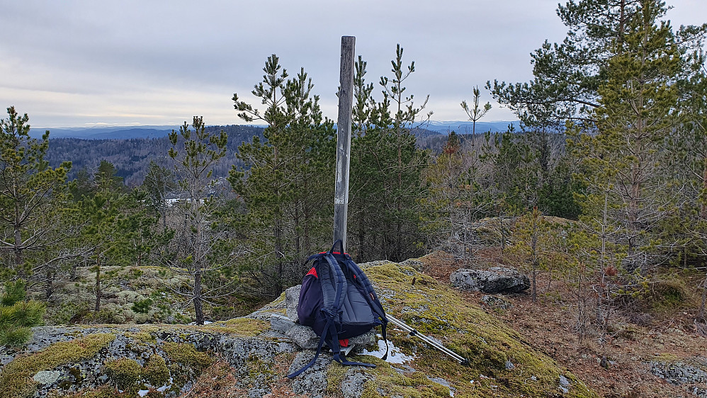 Toppunktet på Siljannibben (261).