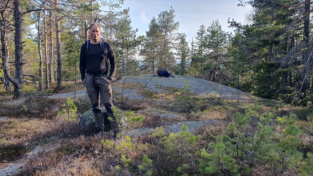 Øyvind på Vestre Skrehelle (536).
