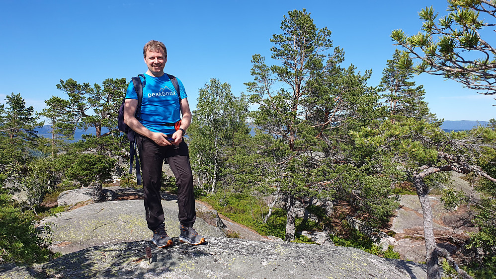 Og vi fant det ... Toppunktet på Gygrestolfjellet (490).